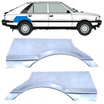Pannello di riparazione parafango posteriore per FSO Polonez 1978-2002 / Sinistra+Destra / Set 12530