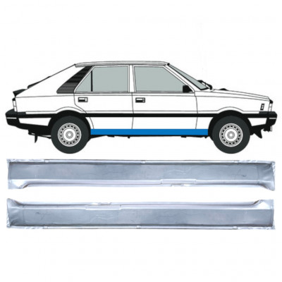 Pannello di riparazione sottoporta lamiera per FSO Polonez 1978-2002 / Sinistra+Destra / Set 12533