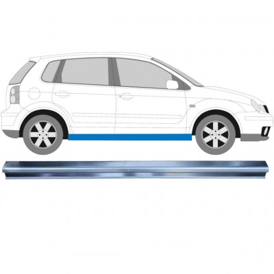Pannello di riparazione sottoporta lamiera per Volkswagen Polo 2001-2009 / Sinistra = Destra (simmetrico) 11932