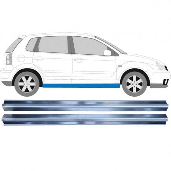 Pannello di riparazione sottoporta lamiera per Volkswagen Polo 2001-2009 / Set 11933
