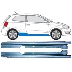 Sottoporta Lamiera Completo per Volkswagen Polo 2009-2017 / Sinistra+Destra / Set 12861
