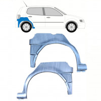 Pannello di riparazione sezione inferiore parafango posteriore per Volkswagen Polo 1994-1999 / Sinistra+Destra / Set 10196