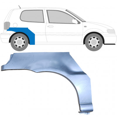 Pannello di riparazione parafango posteriore per Volkswagen Polo 1999-2001 / Destra 5480