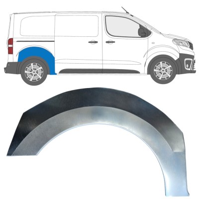 Pannello di riparazione parafango posteriore per Toyota Proace Verso 2016- / Destra 15575