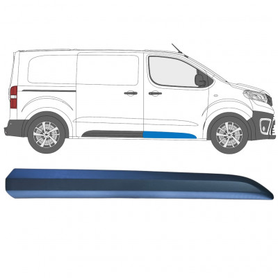 Modanatura porta anteriore per Peugeot Expert 2016- / Destra 13339