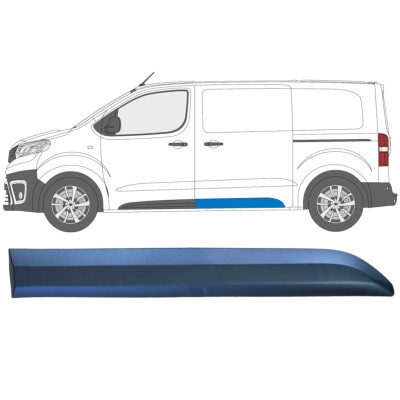 Modanatura laterale posteriore per Peugeot Expert 2016- / Sinistra / Destra 13360