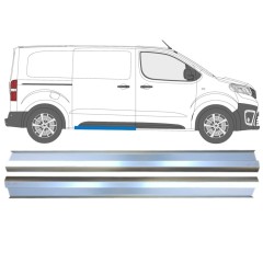 Pannello di riparazione sottoporta porta scorrevole per Peugeot Expert 2016- / Sinistra = Destra (simmetrico) / Set 13336