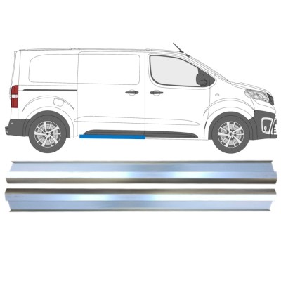 Pannello di riparazione sottoporta porta scorrevole per Toyota Proace Verso 2016- / Sinistra = Destra (simmetrico) / Set 12813