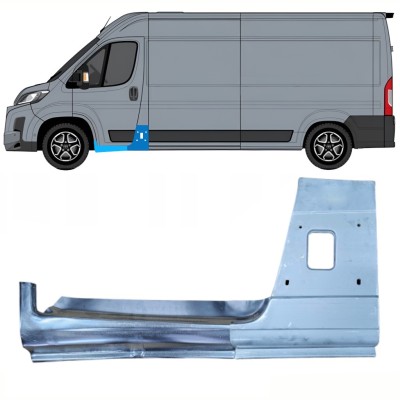 Pannello di riparazione del montante + Pannello Di Riparazione Sottoporta Lamiera per Toyota Proace Max 2024- / Sinistra 16733
