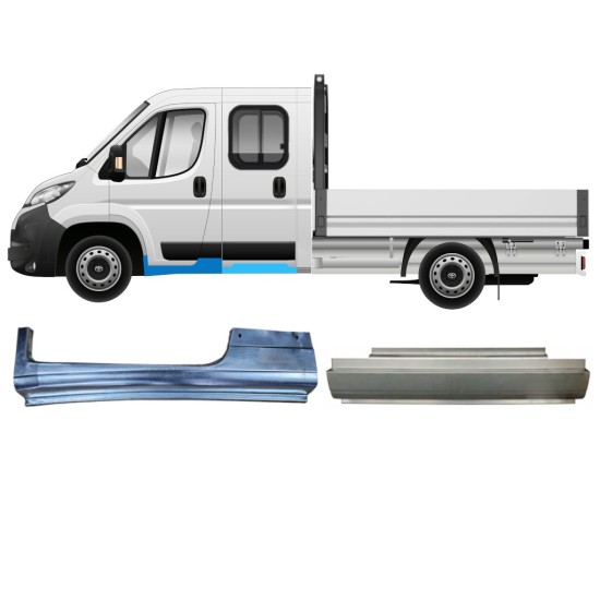 Set di pannelli di riparazione per Toyota Proace Max 2024- / Sinistra 16683
