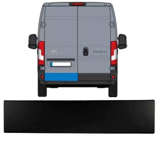 Modanatura laterale porta posteriore per Toyota Proace Max 2024- / Sinistra 15932