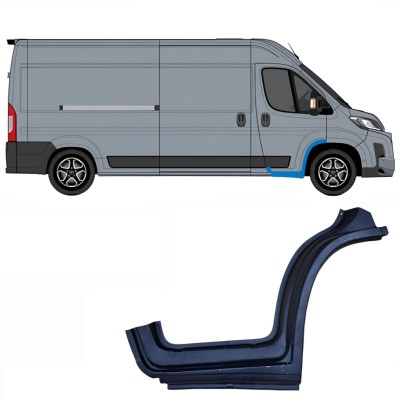 Pannello di riparazione davanzale della porta anteriore per Toyota Proace Max 2024- / Destra 16671