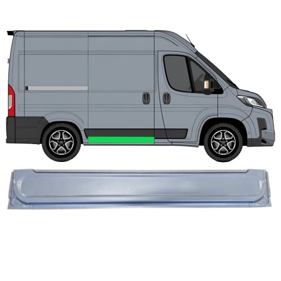 Pannello di riparazione porta scorrevole interno per Toyota Proace Max 2024- / Destra 16632