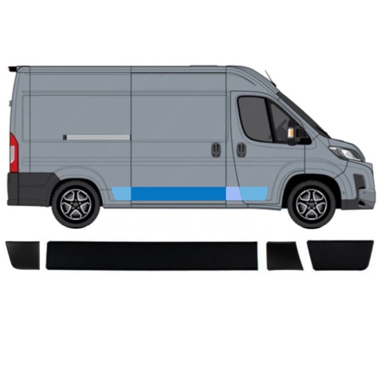 Set di modanature laterali per Toyota Proace Max 2024- / Destra 15885
