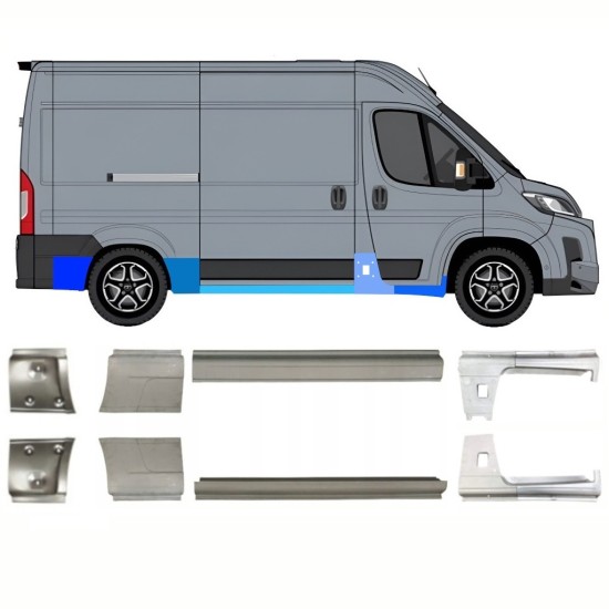Set di pannelli di riparazione per Toyota Proace Max 2024- / Sinistra+Destra 16714