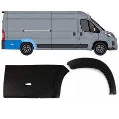 Set di modanature arco ruota posteriore per Toyota Proace Max 2024- / Destra 15891