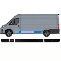Set di modanature laterali per Toyota Proace Max 2024- / Sinistra 15886