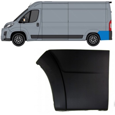 Modanatura laterale posteriore per Toyota Proace Max 2024- / Sinistra 15920