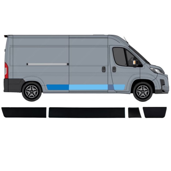 Set di modanature laterali per Toyota Proace Max 2024- / Destra 15884