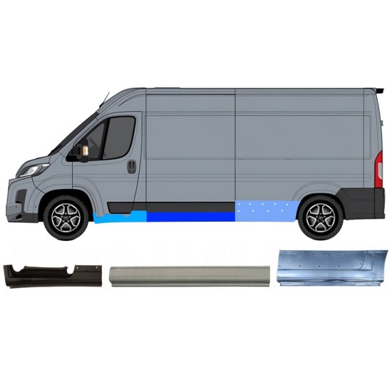 Set di pannelli di riparazione per Toyota Proace Max 2024- / Sinistra 16760