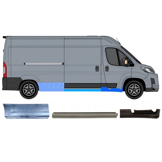 Set di pannelli di riparazione per Toyota Proace Max 2024- / Destra 16761