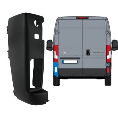 Angolo paraurti posteriore 180 gradi per Toyota Proace Max 2024- / Sinistra 15943