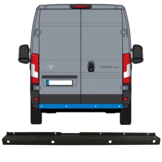 Paraurti posteriore con PDC per Toyota Proace Max 2024- 15934
