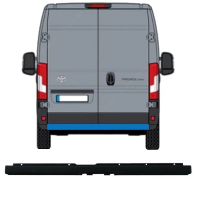 Paraurti posteriore con foro per gancio traino per Toyota Proace Max 2024- 16168