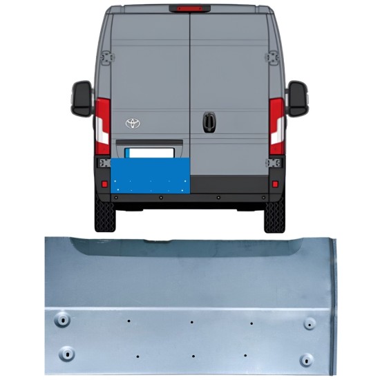 Pannello di riparazione porta posteriore per Toyota Proace Max 2024- / Sinistra 16736