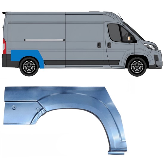 Pannello di riparazione parafango posteriore per Toyota Proace Max 2024- / Destra 16689