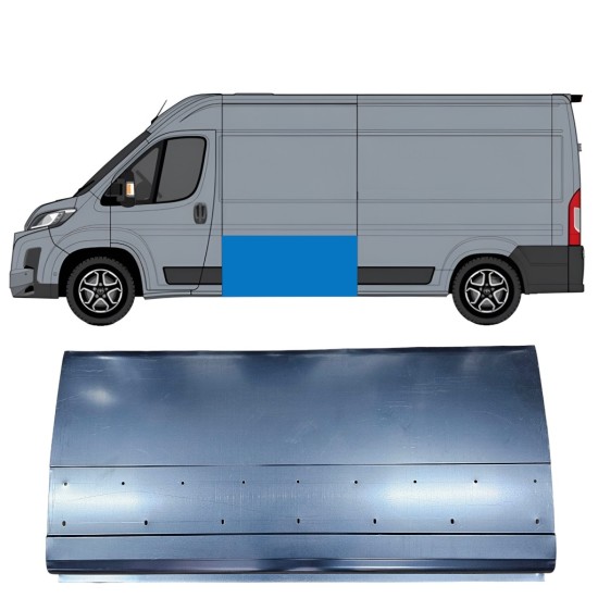 Lamiera di riparazione del fianco alto per Toyota Proace Max 2024- / Sinistra = Destra (simmetrico) 16717