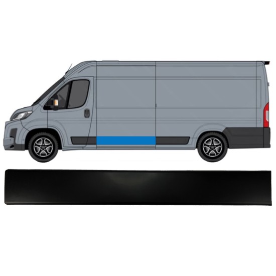 Modanatura laterale per Toyota Proace Max 2024- / Sinistra 15927