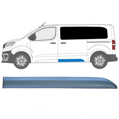 Modanatura laterale posteriore per Peugeot Expert 2016- / Sinistra 13354