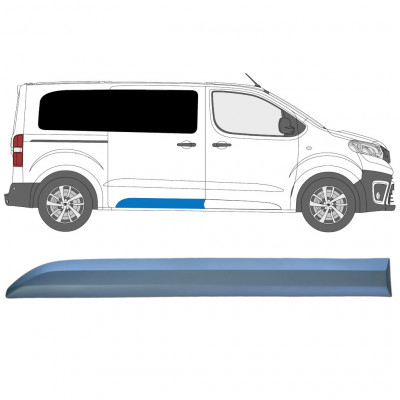 Modanatura laterale posteriore per Peugeot Expert 2016- / Destra 13351