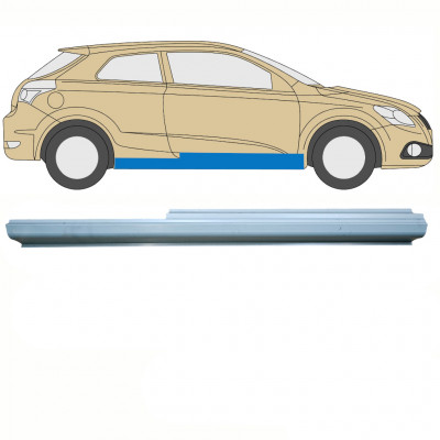 Pannello di riparazione sottoporta lamiera per Kia Ceed 2006-2012 / Destra 10820