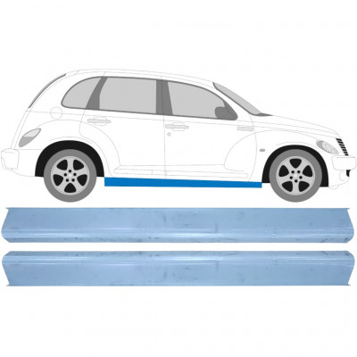 Pannello di riparazione sottoporta lamiera per Chrysler PT Cruiser 2000-2010 / Sinistra = Destra (simmetrico) / Set 9583