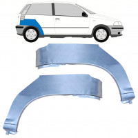 Pannello di riparazione parafango posteriore per Fiat Punto I 1993-1999 / Sinistra+Destra / Set 9684