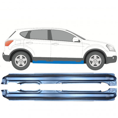 Sottoporta Lamiera Completo per Nissan Qashqai 2007-2013 / Sinistra+Destra / Set 11566