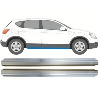 Pannello di riparazione sottoporta lamiera per Nissan Qashqai 2007-2013 / Sinistra+Destra / Set 14982