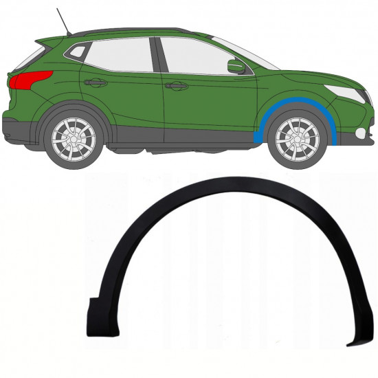 Modanatura parafango anteriore per Nissan Qashqai 2013-2021 / Destra 8056