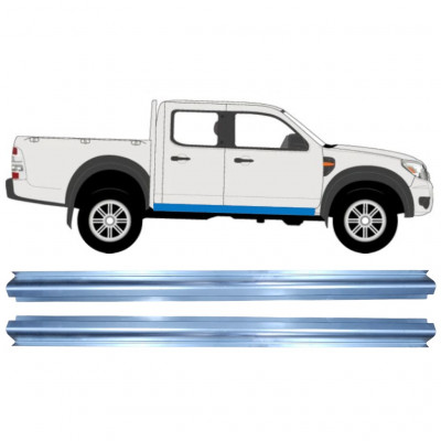 Pannello di riparazione sottoporta lamiera per Ford Ranger 2006-2012 / Sinistra+Destra / Set 11744