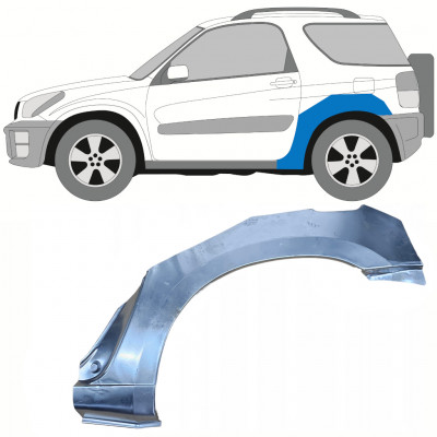 Pannello di riparazione parafango posteriore per Toyota Rav4 2000-2005 / Sinistra 8756