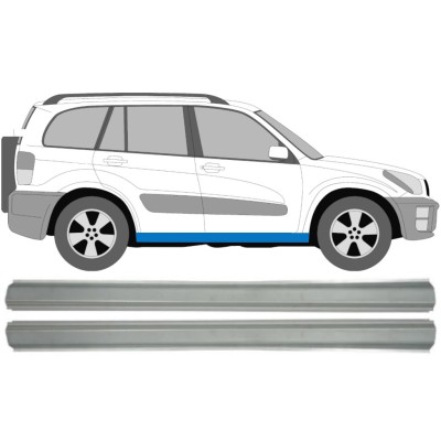 Pannello di riparazione sottoporta lamiera per Toyota Rav4 2000-2005 / Sinistra+Destra / Set 15317
