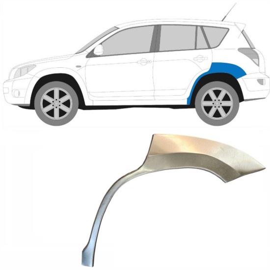 Pannello di riparazione parafango posteriore per Toyota Rav4 2006-2013 / Sinistra 14754