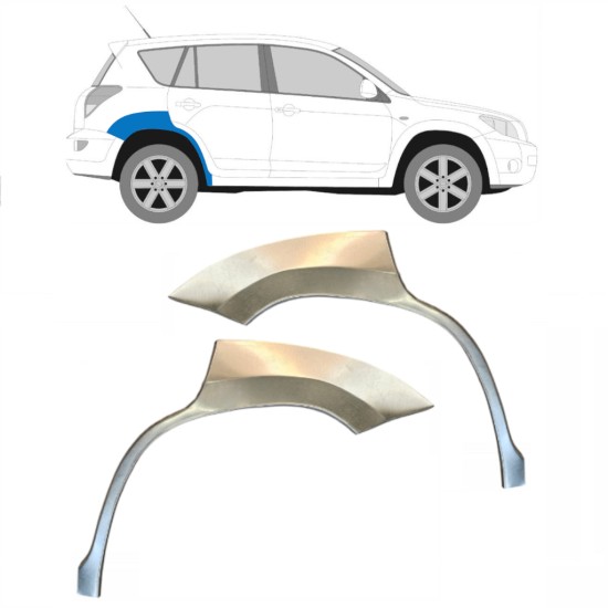 Pannello di riparazione parafango posteriore per Toyota Rav4 2006-2013 / Sinistra+Destra / Set 14755