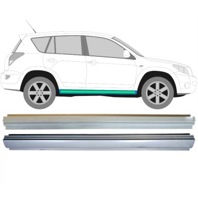 Pannello di riparazione sottoporta interno ed esterno per Toyota Rav4 2006-2013 / Sinistra = Destra (simmetrico) / Set 14904