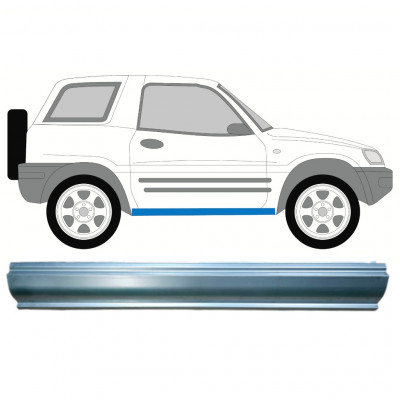 Pannello di riparazione sottoporta lamiera per Toyota Rav4 1994-2000 / Sinistra = Destra (simmetrico) 10878
