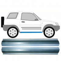 Pannello di riparazione sottoporta lamiera per Toyota Rav4 1994-2000 / Sinistra = Destra (simmetrico) / Set 10879