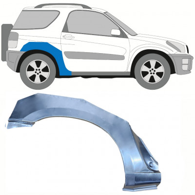 Pannello di riparazione parafango posteriore per Toyota Rav4 2000-2005 / Destra 8755