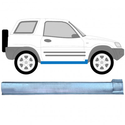 Pannello di riparazione sottoporta lamiera per Toyota Rav4 1994-2000 / Destra 8827